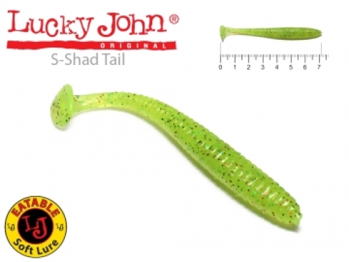 Силікон Lucky John S-Shad Tail 2.8" col.S15